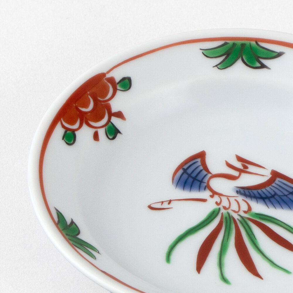 赤呉須花鳥 小皿 ｜ 有田焼の源右衛門窯公式オンラインショップ