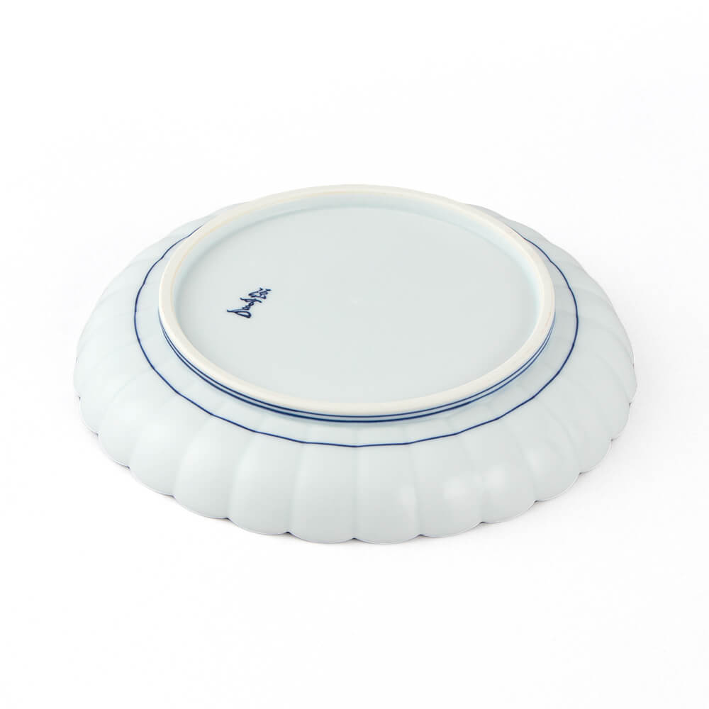 染錦花輪菊渕 皿 ｜ 有田焼の源右衛門窯公式オンラインショップ