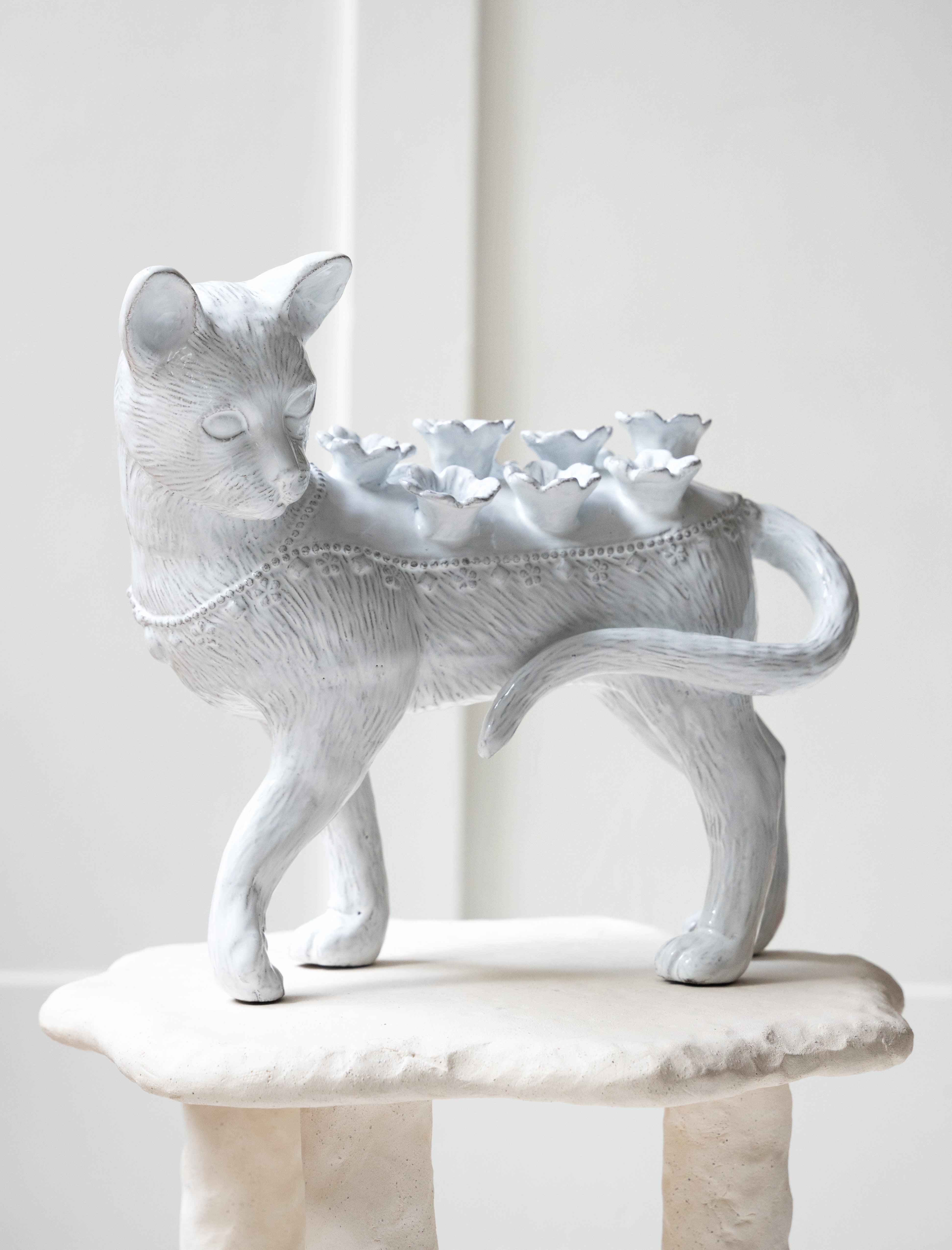Astier de Villatte Cat Flower Holder – Neighbour