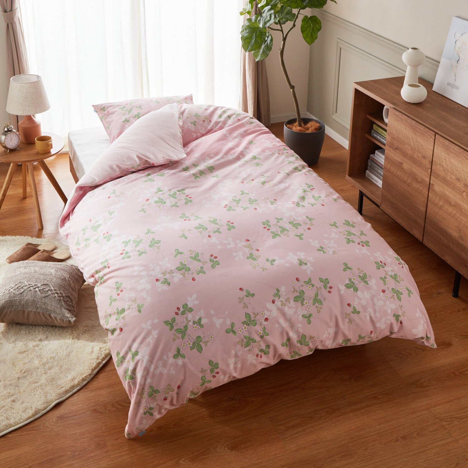 ウェッジウッド ワイルドストロベリー 両サイドファスナー コットン