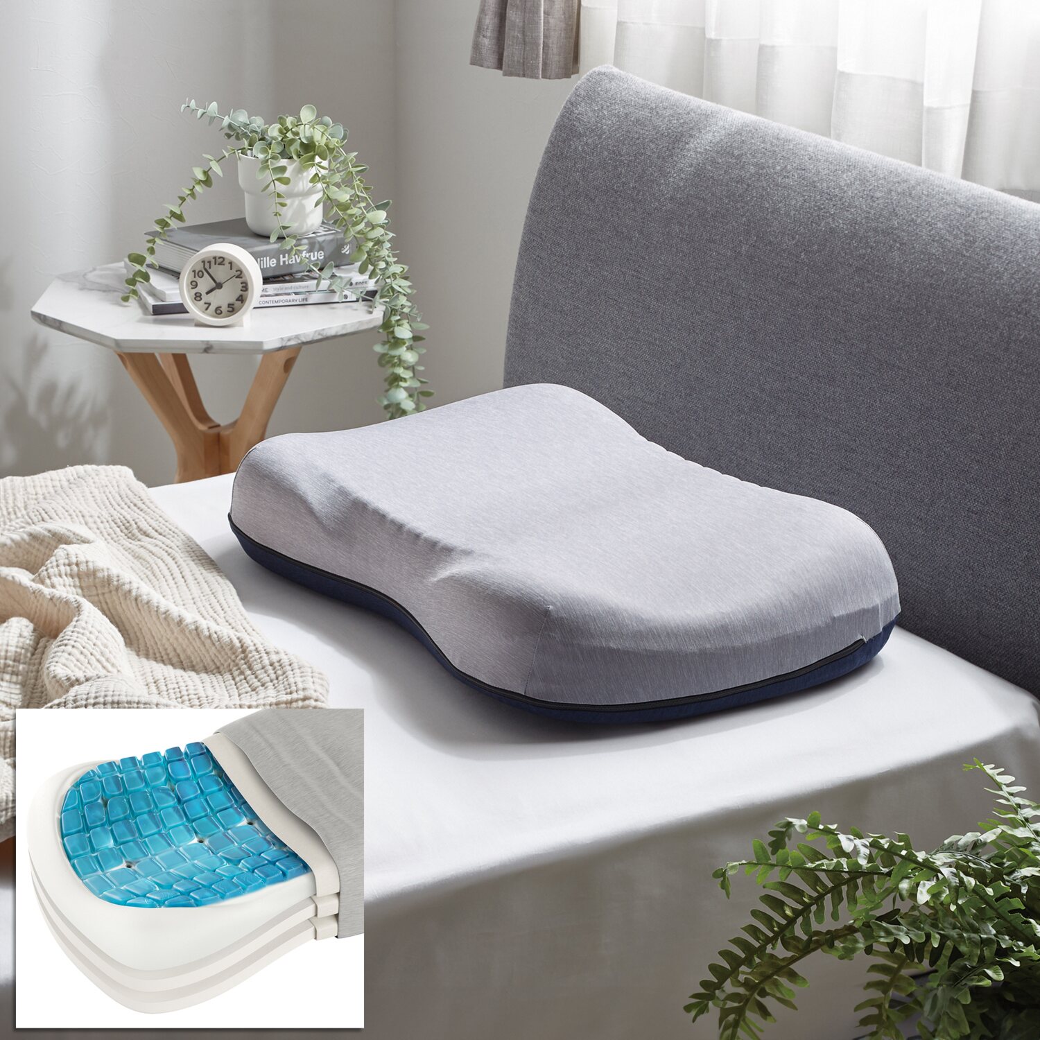 テクノジェルスリーピング 高さ調節ができる！ テクノジェル