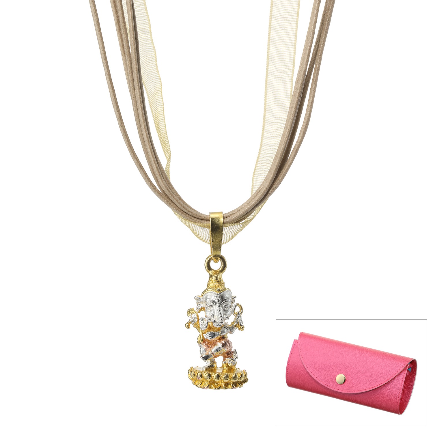 プラピカネ ペンダント 立像ピカネ ＜金運神社、到来＞ 〜莫大な金財