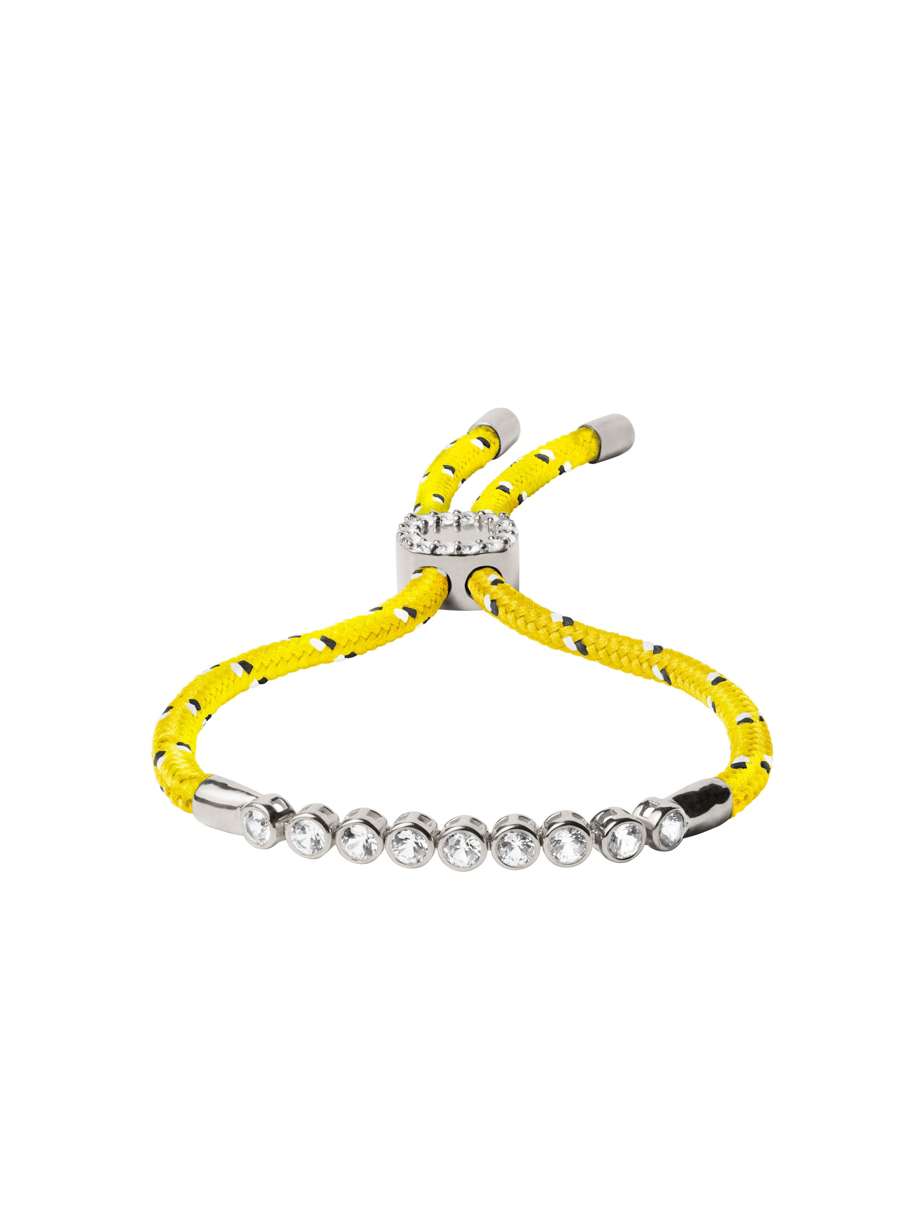JAMES BEZEL JAUNE PARACORD BRACELET, SILVER – Dorsey