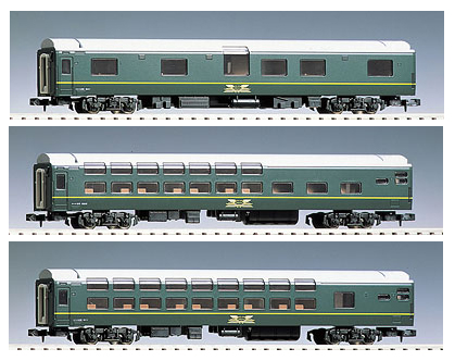TOMIX 【3両SET】 24系25形特急寝台客車(トワイライトエクスプレス
