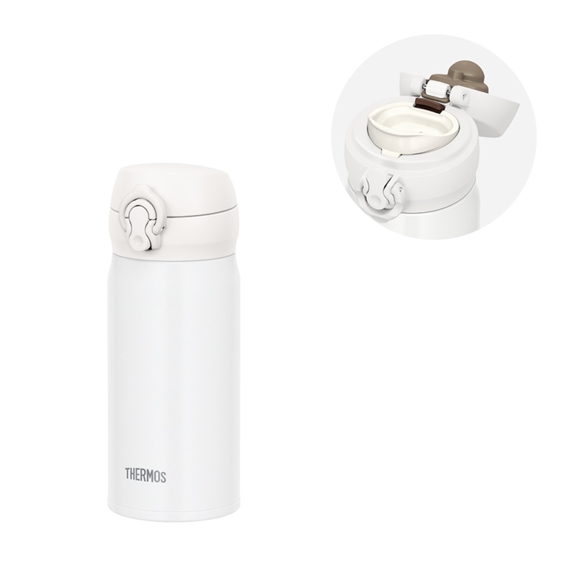 公式通販】[名入れ]真空断熱ケータイマグ JNL-350TSS モノホワイト(M-W