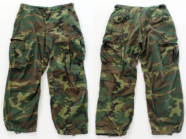 60s 米軍 U.S.ARMY ERDL グリーンリーフカモ ジャングルファティーグ