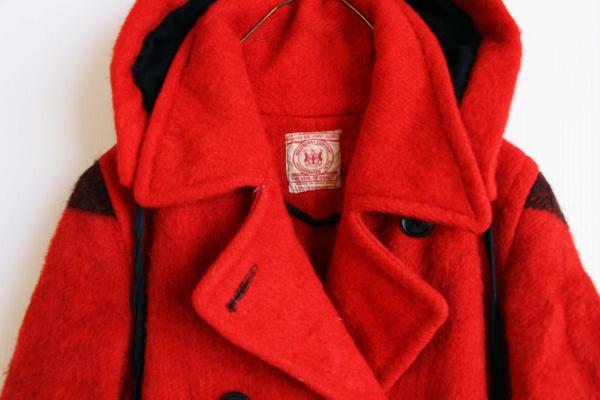 40s 英国製 HUDSON'S BAYハドソンズベイ ウール ブランケット コート