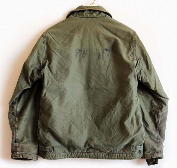 60s 米軍 U.S.NAVY A-2 ステンシル デッキジャケット 初期型 M