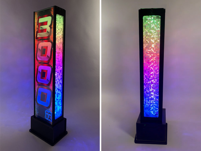 ホール装飾のパチVにて、新製品「エクスチェンジスタンドEX」を公開