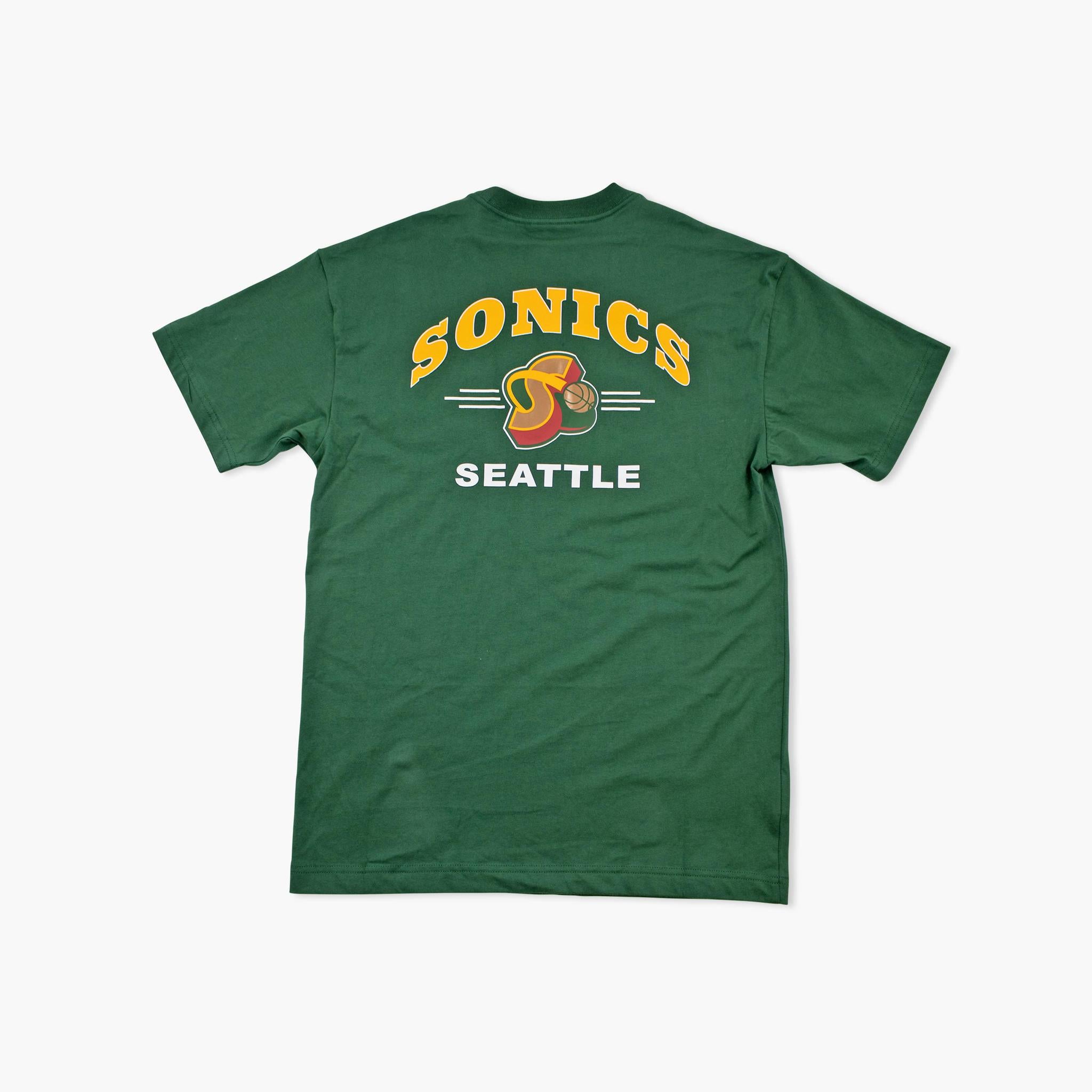 Seattle SuperSonics Double Hit Premium Pocket T-Shirt – Simply Seattle