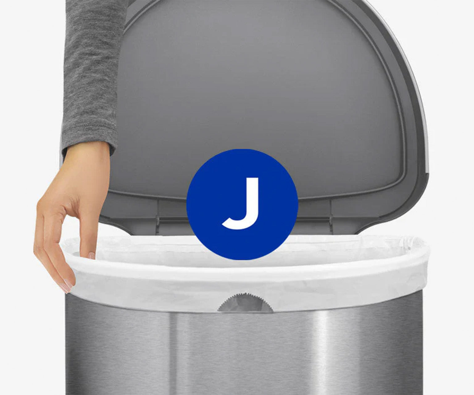 45Lセミラウンド センサーカン | シンプルヒューマン公式サイト