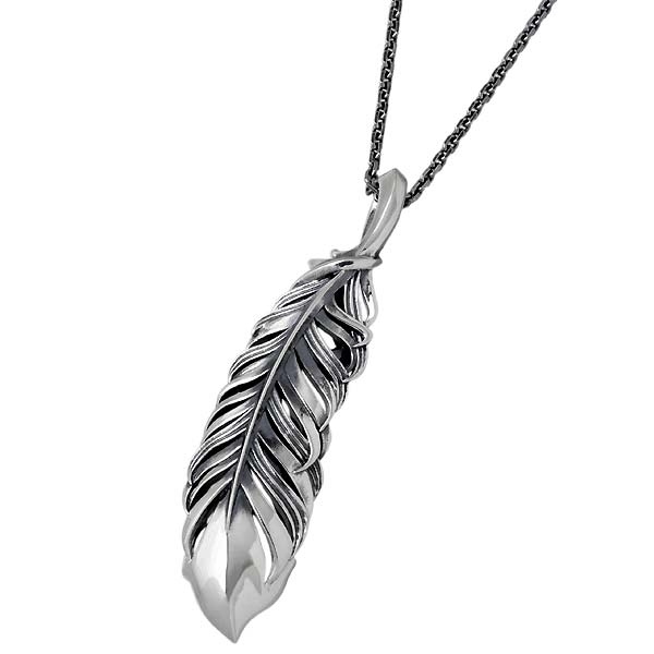 M's collection(エムズ コレクション) フェザー シルバー ペンダント