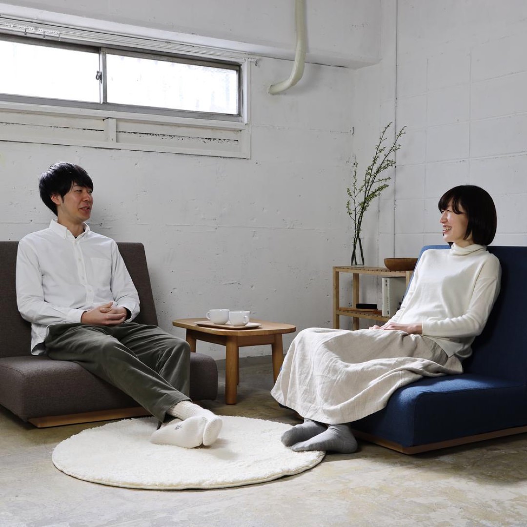 SIEVE】 フォーム ローソファ 1人掛け ブルー(ブルー): SIEVE｜SIEVE