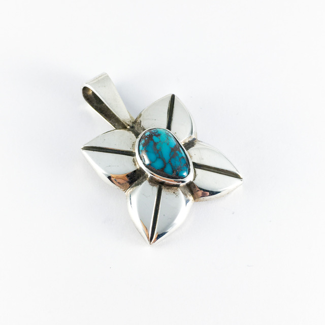 インディアンジュエリー ペンダント トップ 43 | ターコイズ・メンズ