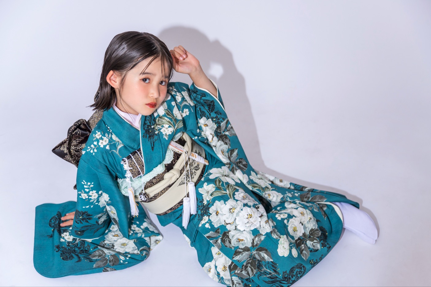 華やかで可愛い！7歳女の子の七五三帯コーディネート☆｜写真工房