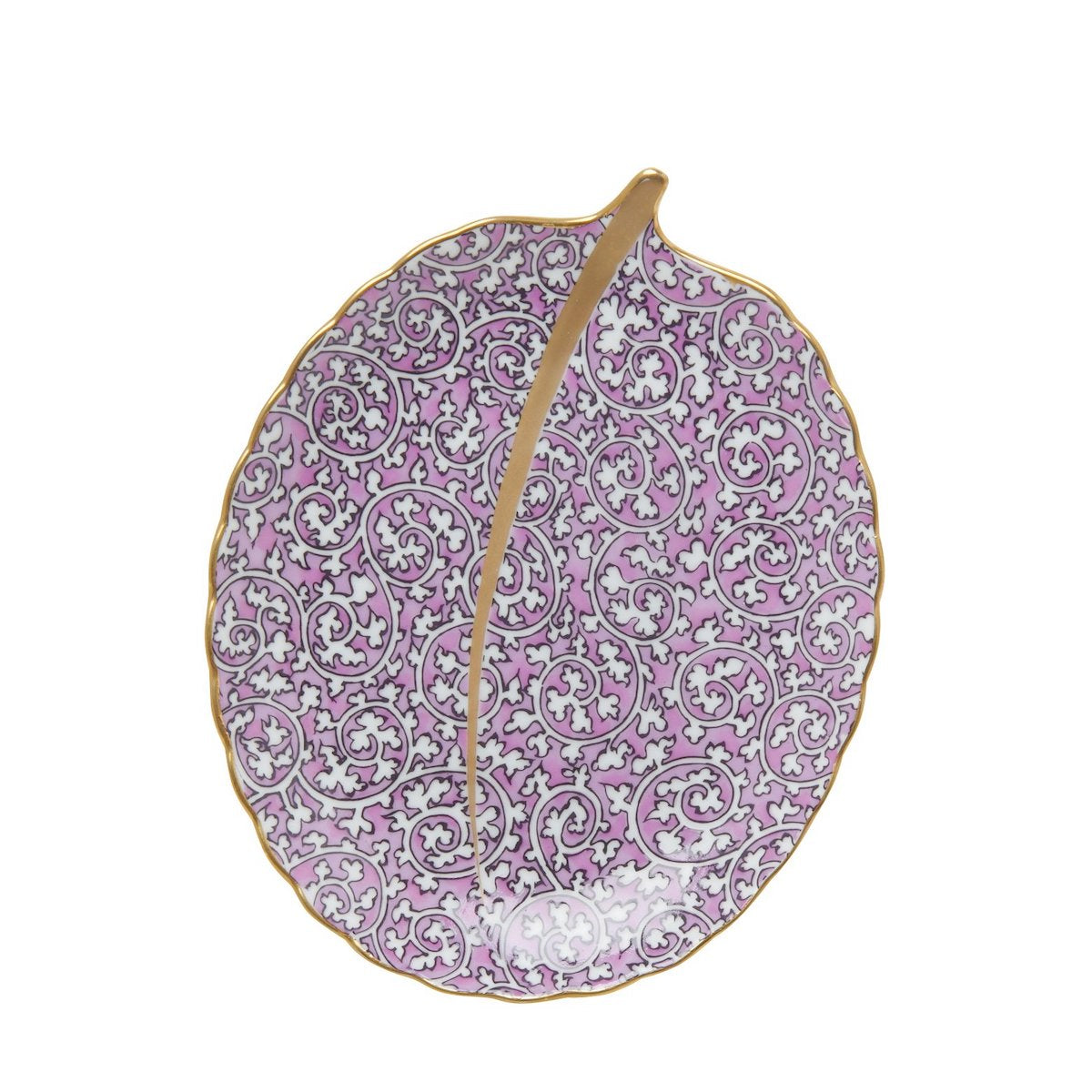 有田焼 蛸唐草 木の葉型銘々皿(大) 13.5cm 弥左ヱ門窯の通販