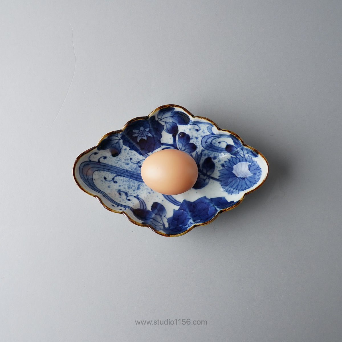 有田焼 染付 菊菱型向付 中鉢 18cm 福泉窯の通販｜Studio1156 – 【公式