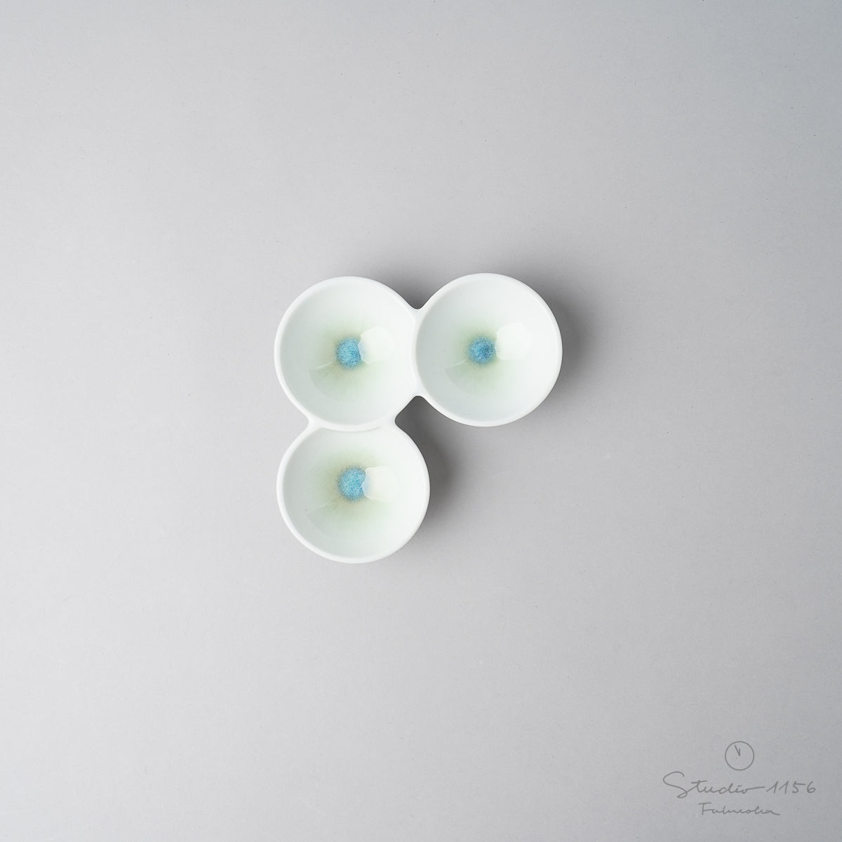 有田焼 薬味入れ 仕切り皿(三品) 13.5cm 陶悦窯の通販｜Studio1156