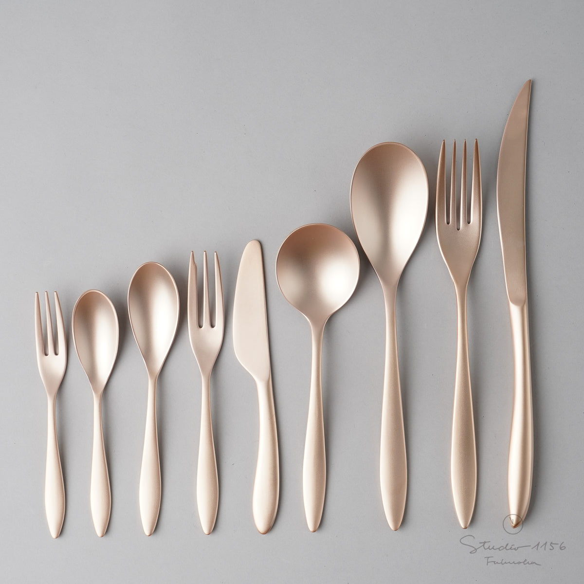 新潟燕カトラリー ALBI アルビ PE(ピンクゴールドエレガント) トーダイ