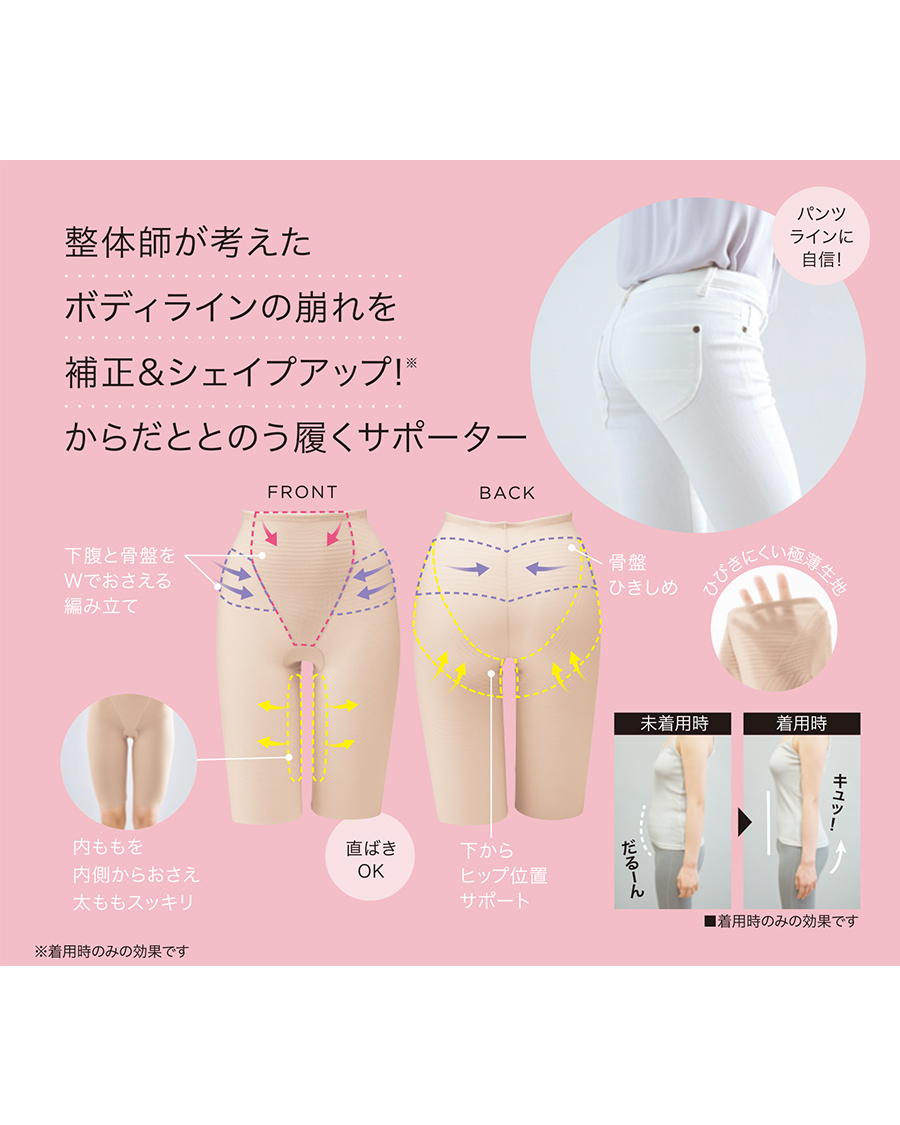 極薄ととのう履くサポーター M-L | ユニフォーム総合メーカーの