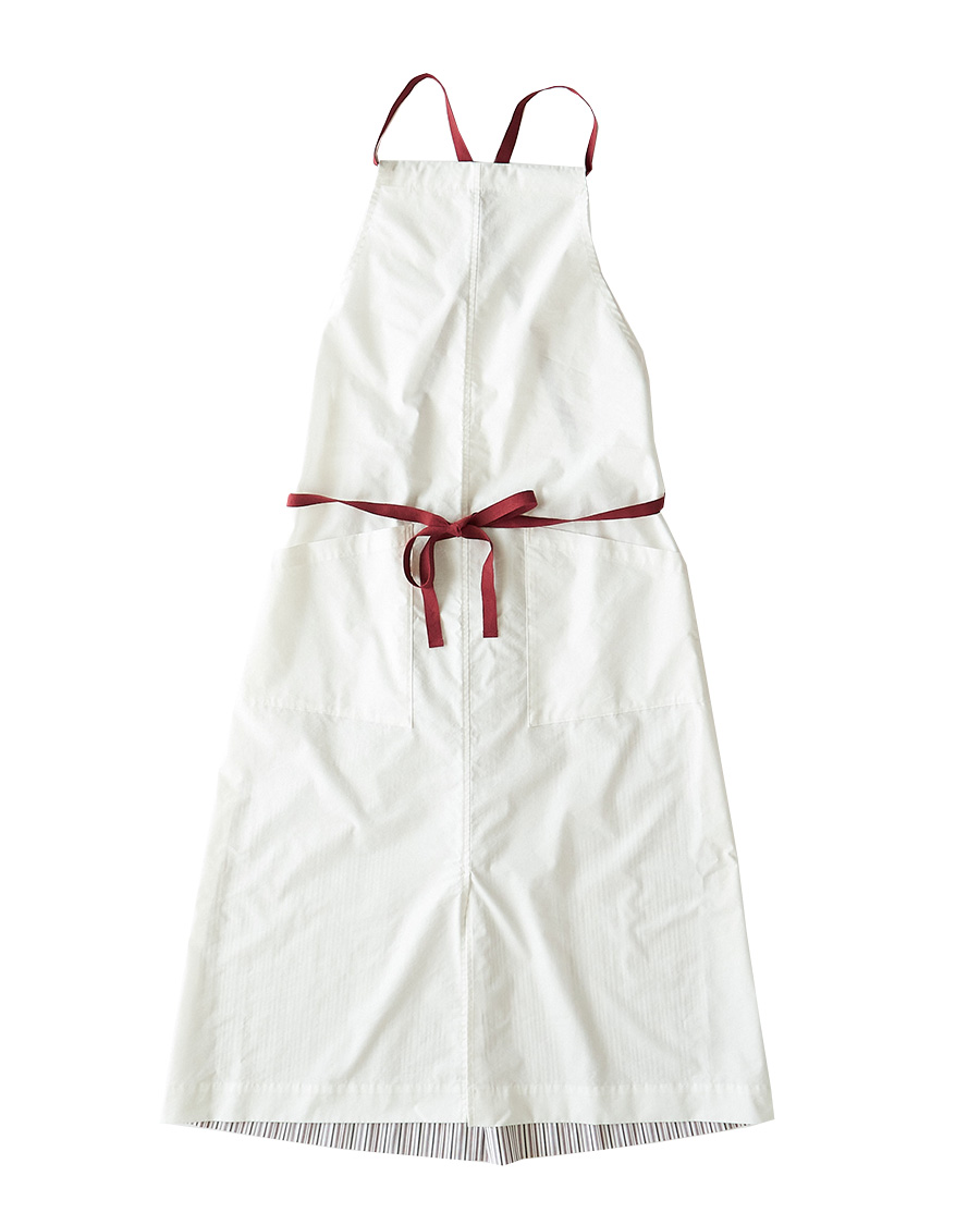 RASHIKI ストライプ柄エプロンドレス | ユニフォーム総合メーカーの