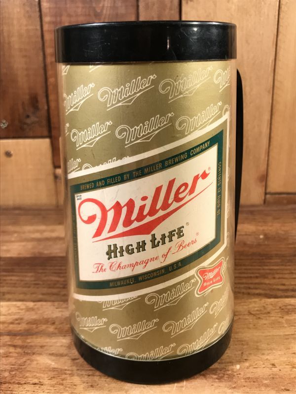 Miller High Life Thermo Beer Mug ミラーハイライフ ビンテージ
