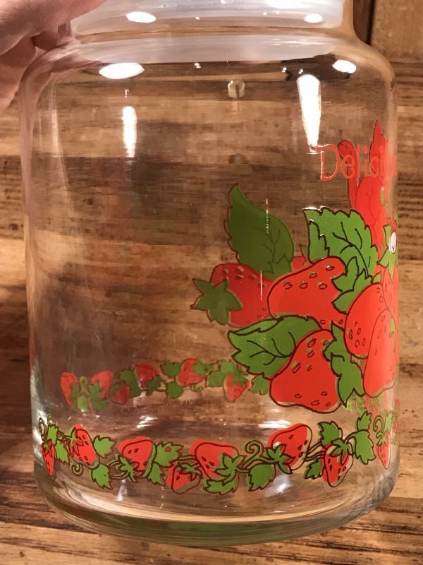Strawberry Shortcake Medium Glass Canister ストロベリーショート