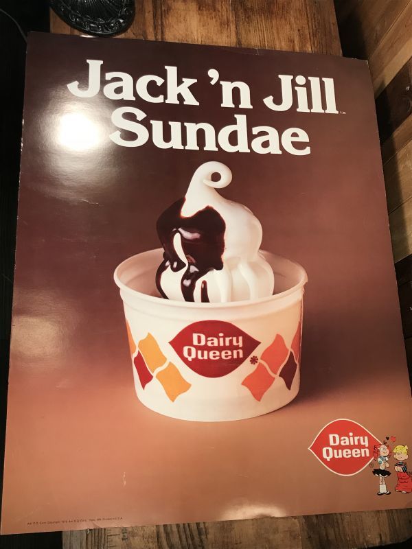 Dairy Queen Dennis The Menace “Jack'n Jill Sundae” Poster デイリー