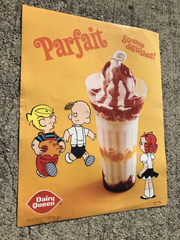 Dairy Queen Dennis The Menace “Parfait” Poster デイリークイーン