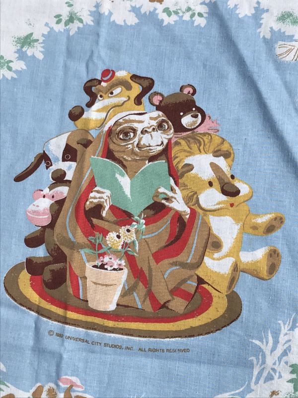 E.T. Extra Terrestrial Twin Fitted Sheet イーティー ビンテージ