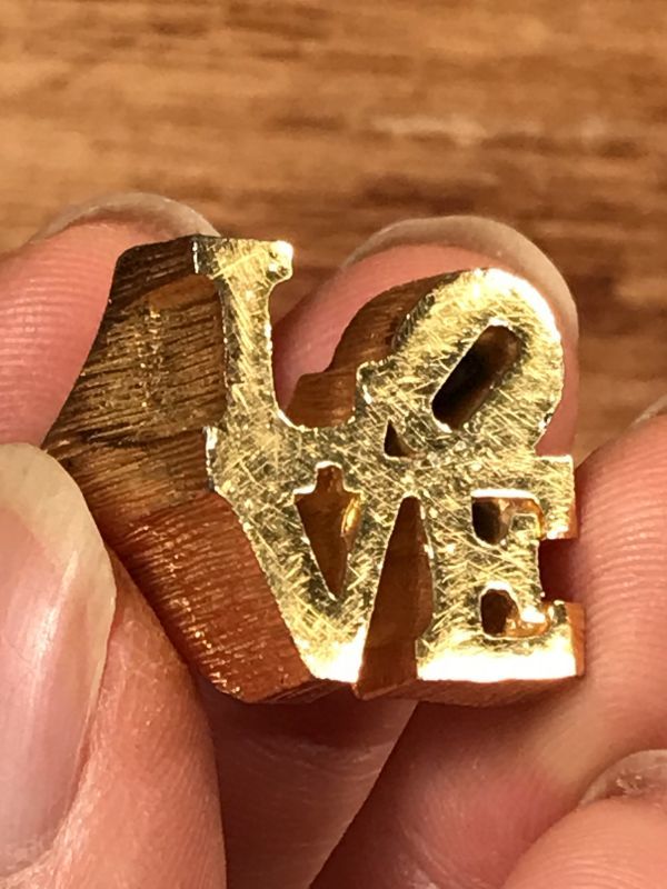 Robert Indiana “Love” Gold Ring ラブ ビンテージ リング ロバート