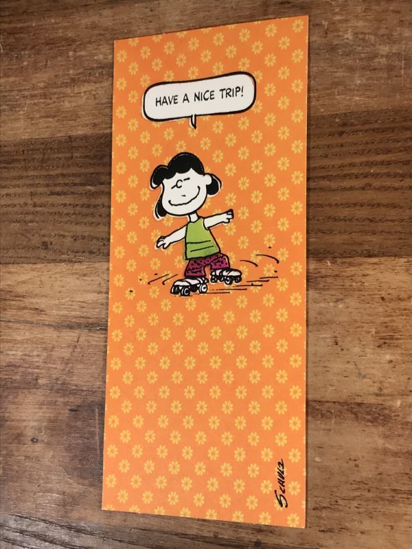 Hallmark Peanuts Lucy “Have A Nice Trip!” Greeting Card ルーシー
