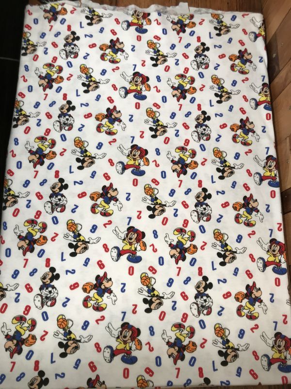 Disney Mickey Mouse “Sports Number” Cloth ミッキーマウス