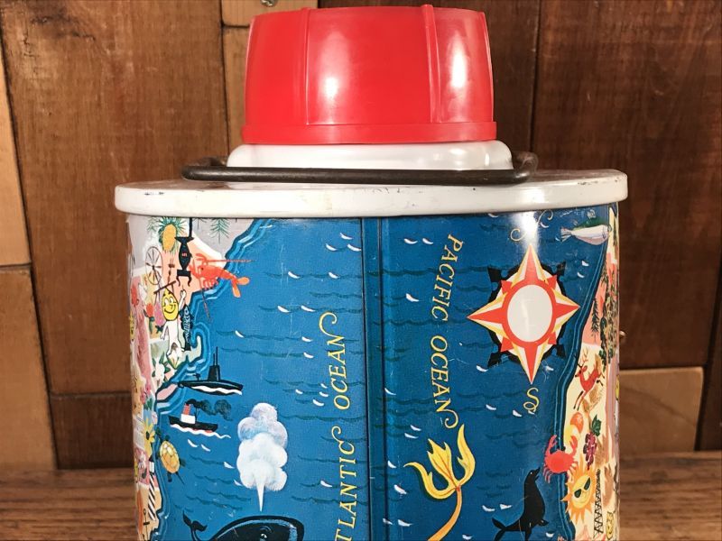 Esso Boy Happy Motoring! Metal Thermos エッソボーイ ビンテージ
