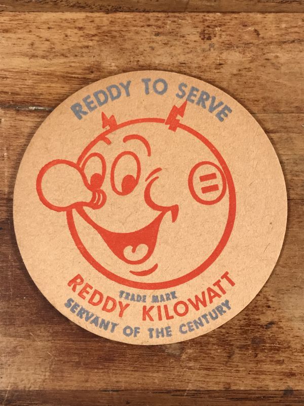 Reddy Kilowatt “Reddy To Serve” Coaster レディキロワット