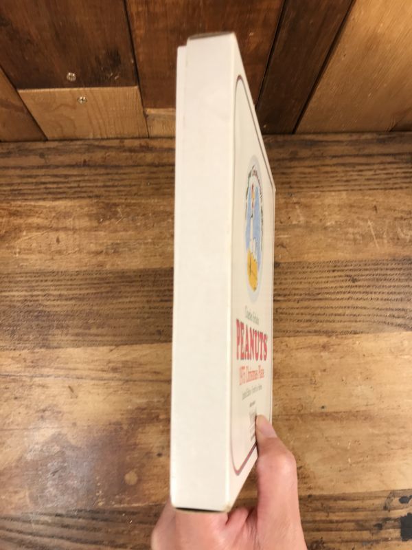 Schmid Peanuts Snoopy 1975 Christmas Plate スヌーピー ビンテージ