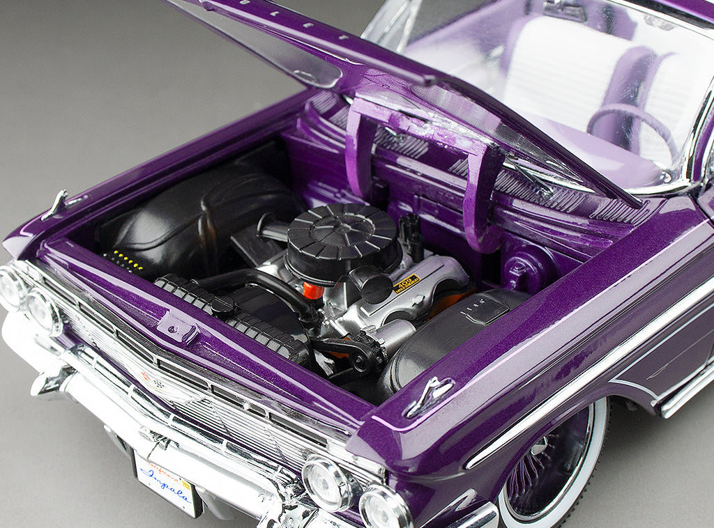 Sun-Star 1961 Chevy Impala Open Convertible Lowrider w Movable