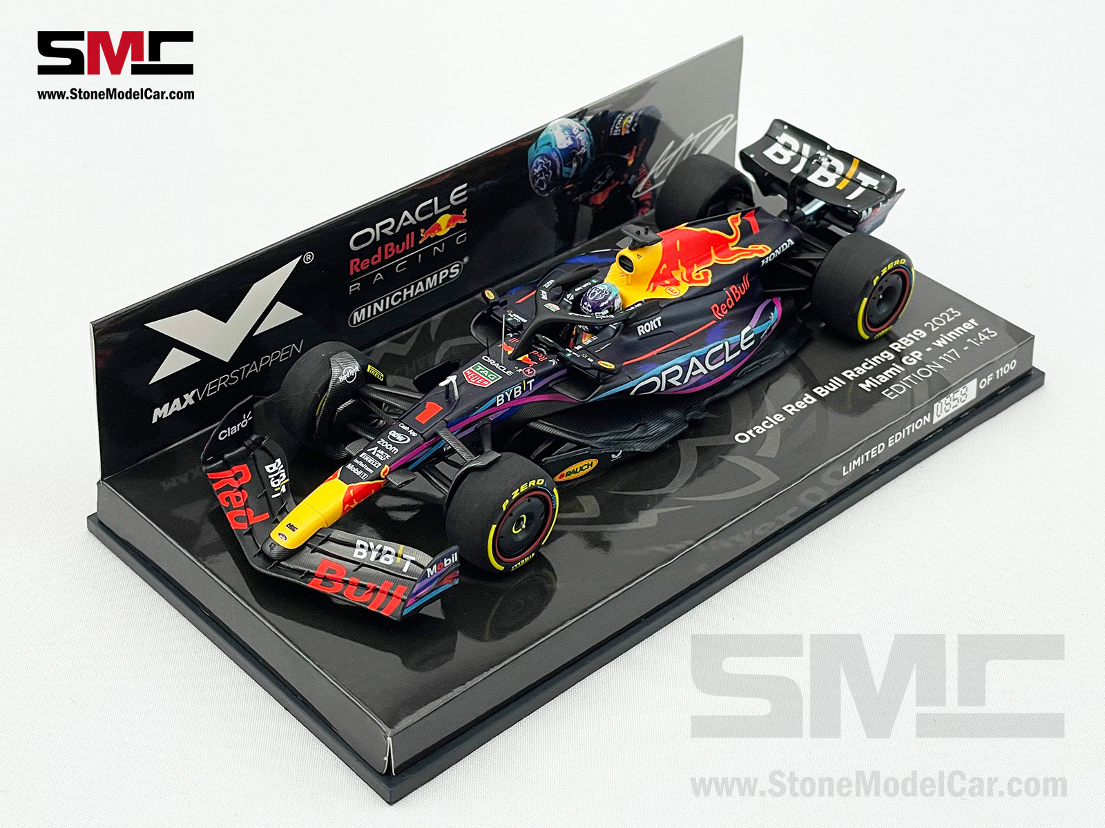 Red Bull F1 RB19 #1 Max Verstappen Winner US Miami GP 2023 World