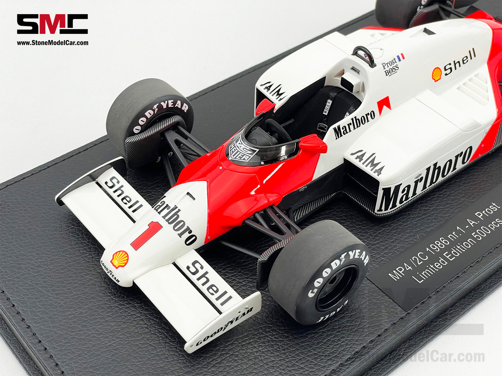Mclaren MP4/2C F1 #2 Alain Prost 1986 World Champion 1:18 GP