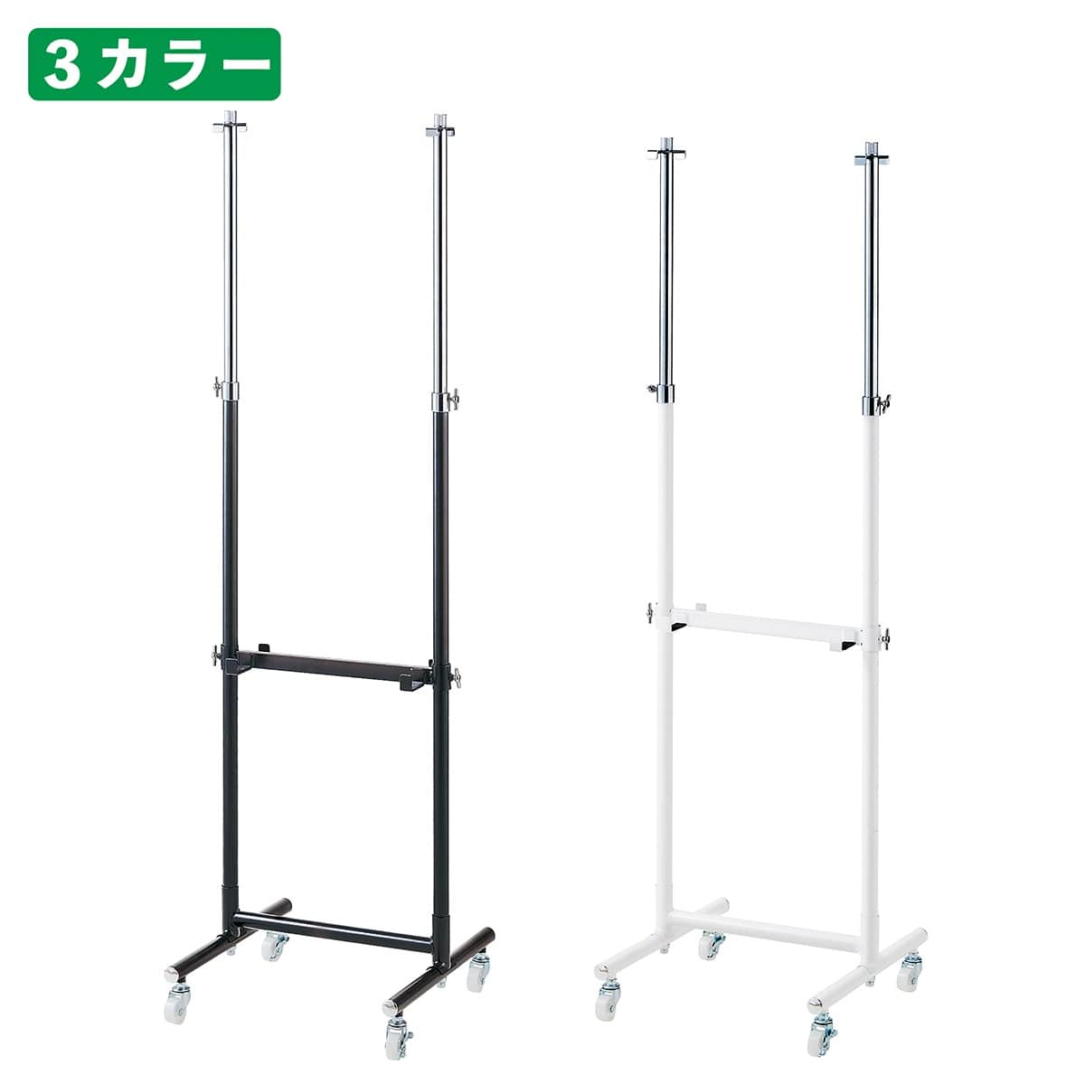 パネルスタンド(両面仕様)〔ストエキオリジナル〕 クローム