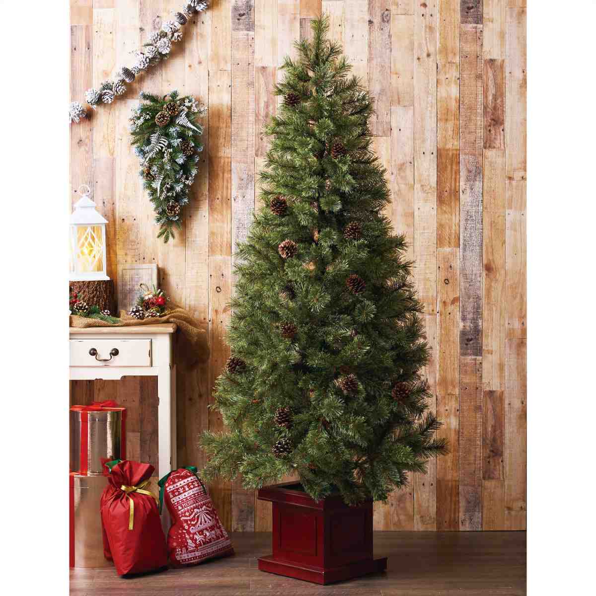 ブラシブランチ クリスマスツリースリム 高さ150×幅66cm