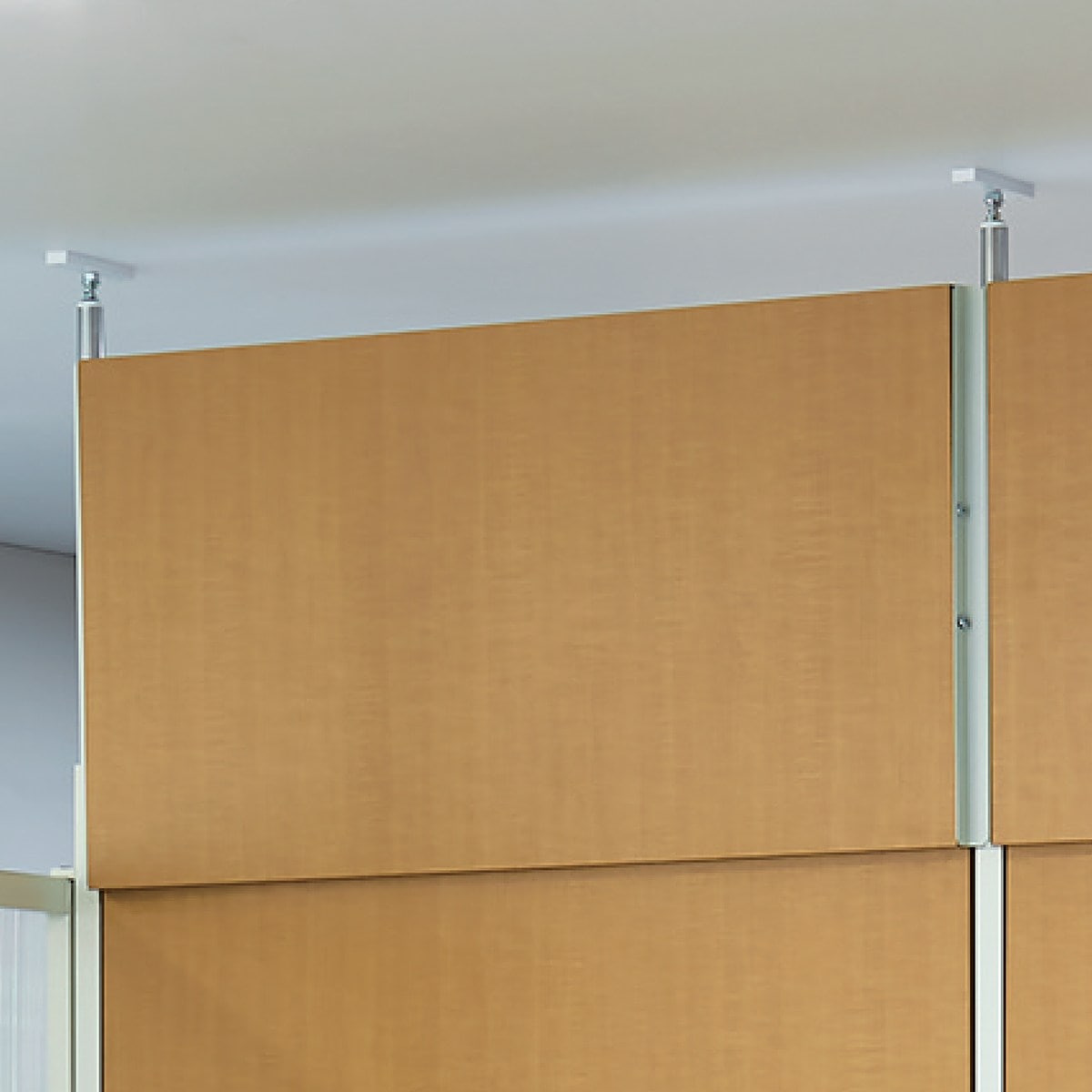 つっぱりパーテーション(パネルタイプ)延長パーツ 幅90cm ナチュラル