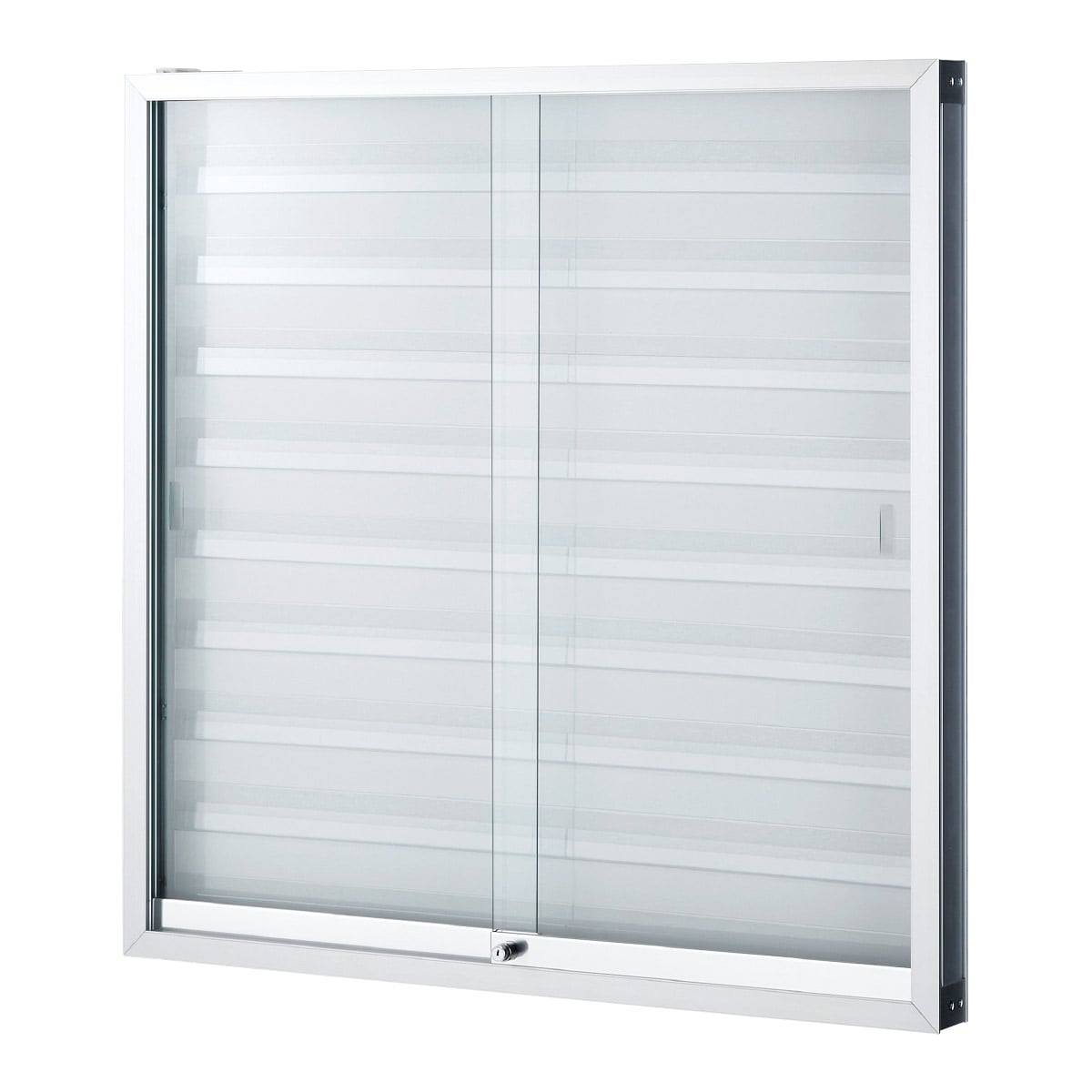 トレーディングカード用ショーケース トレカ専用 錠付き 業務用 シルバー