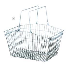 スチール製買物カゴ 買物カゴ