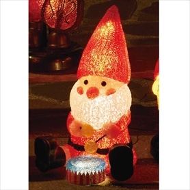 LEDモチーフライト【サンタの森】ウェルカムプレート 高さ52cm