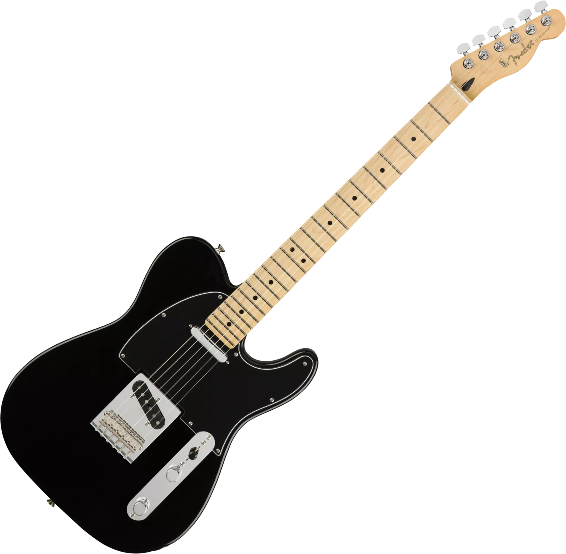 Fender Player Telecaster (MEX, MN) - black Tel shape electric guitar
