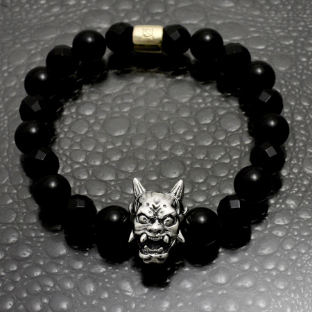 龍が如く コラボアクセサリー 真島吾朗モデル 般若ブレスレット 数珠