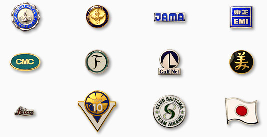 社章・バッジ | 商品紹介 | 鈴木徽章工芸株式会社