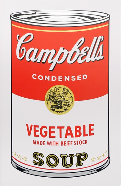 ストリートアートに影響を与えたウォーホル～キャンベルのスープ缶を