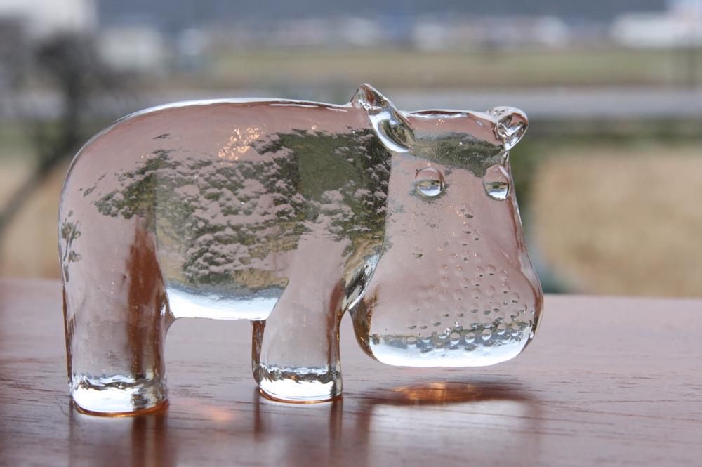 Kosta Bodaコスタボッダ ガラスのオブジェ カバ